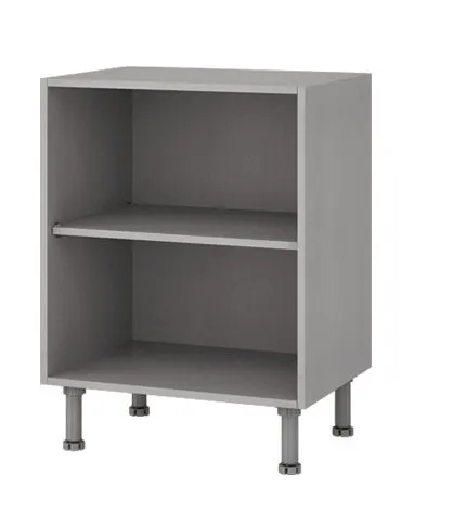 Módulo de cocina acabado gris aluminio — DPCM
